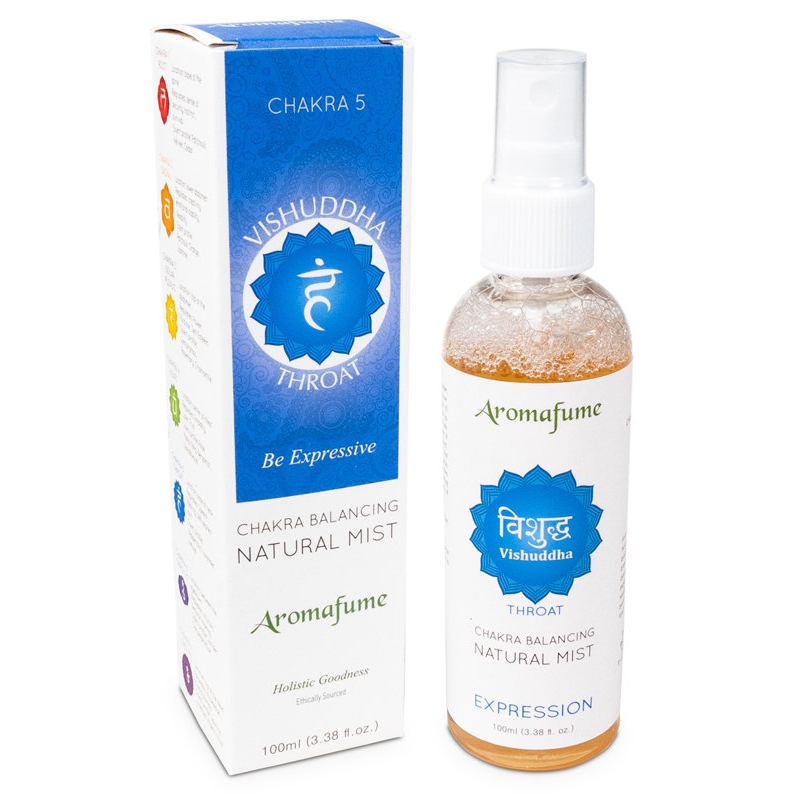 5. Chakra Vishuddha Raumspray - Aromafume