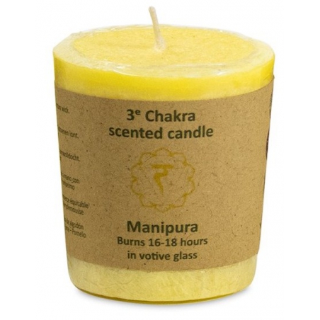 Bougie parfumée 3ème Chakra Manipura (balance)