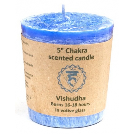Bougie parfumée 5ème Chakra Vishudda (créativité)