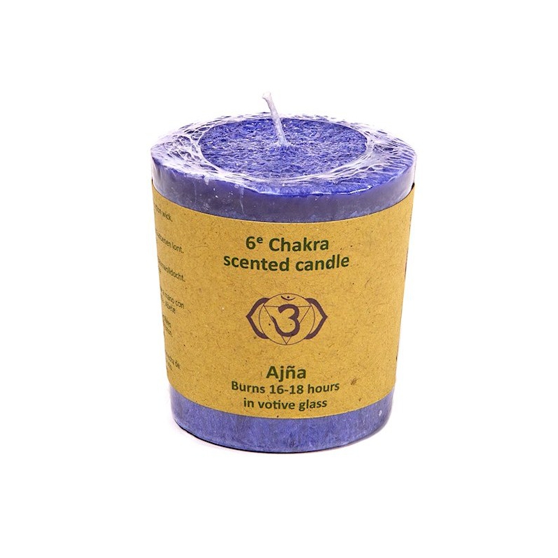 Bougie Parfumée 6ème Chakra Ajna (sagesse) 646