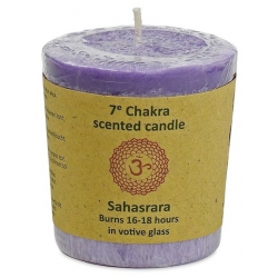 Bougie parfumée 7ème Chakra Sahasrara (spiritualité)