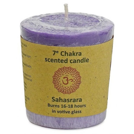 7e Chakra votief Geurkaars Sahasrara (spiritualiteit)