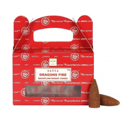Dragon's Fire Backflow incense cone (Satya)