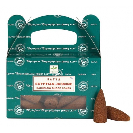 Egyptian Jasmine Backflow incense cone (Satya)