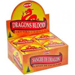 Dragonsblood kegelwierook (HEM) 2