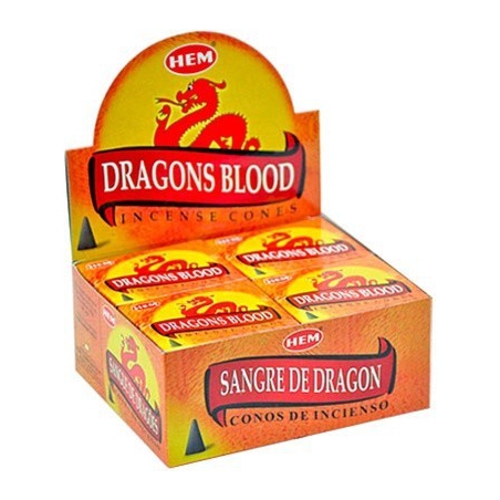 Dragonsblood kegelwierook (HEM)