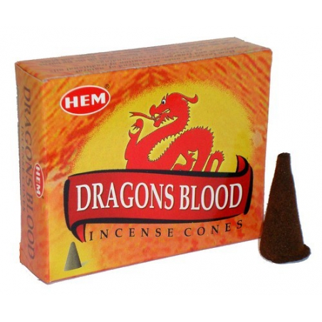 Dragonsblood kegelwierook (HEM)