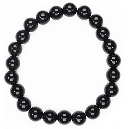 Onyx rundes Perlenarmband (8mm)