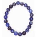 Bracelet perles rondes Sodalite (8mm)