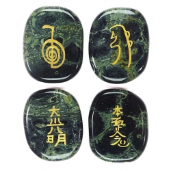 Reiki symbol stones Kambaba jasper