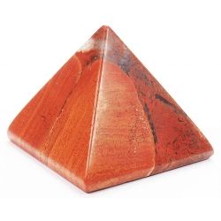 Rote Jaspis pyramide (4cm)