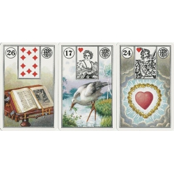 Mlle Lenormand fortune telling cards 1941 - Piatnik (UK, DE, FR) 2
