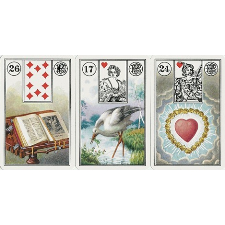 Mlle Lenormand waarzegkaarten 1941 - Piatnik (UK, DE, FR)
