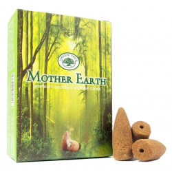 Mother Earth backflow incense cones (Green Tree)