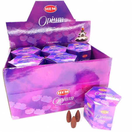 12 packungen Opium Rückfluss Räucherkegel (HEM)