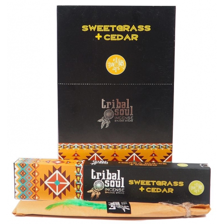 12 packs Sweetgrass & Cedar (Tribal Soul)