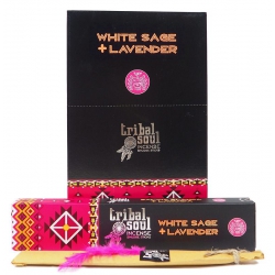 12 paquets Sauge blanche & Lavande (Tribal Soul)