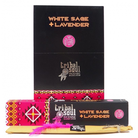 12 paquets Sauge blanche & Lavande (Tribal Soul)
