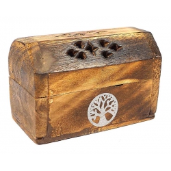 Cone incense burner with Tree of Life 2