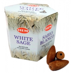 White Sage backflow incense cones (HEM)