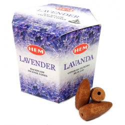 Lavender backflow incense cones (HEM)