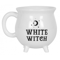 Heksenketel mok (wit) White Witch