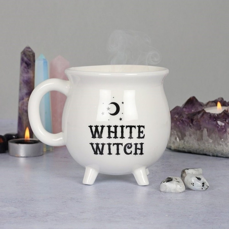 Hexenkessel becher (weiß) White Witch