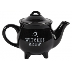 Théière chaudron de sorcière Witches Brew (noir)