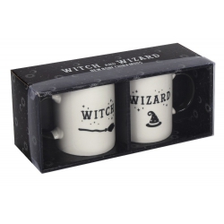 Ensemble de mugs sorcière et sorcier Witch & Wizard (blanc)