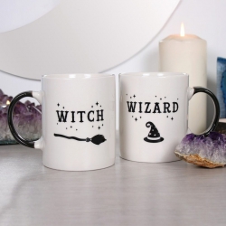 Witch & Wizard mok set (wit) 2