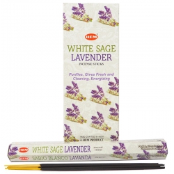 6 pakjes White Sage Lavender wierook (HEM)