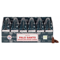 6 Packungen Palo Santo Rückfluss Räucherkegel (Satya)