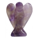 Amethyst gemstone angel 35mm