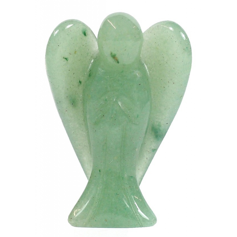 Aventurine gemstone angel 35mm