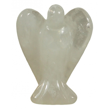 Rock crystal gemstone angel 35mm
