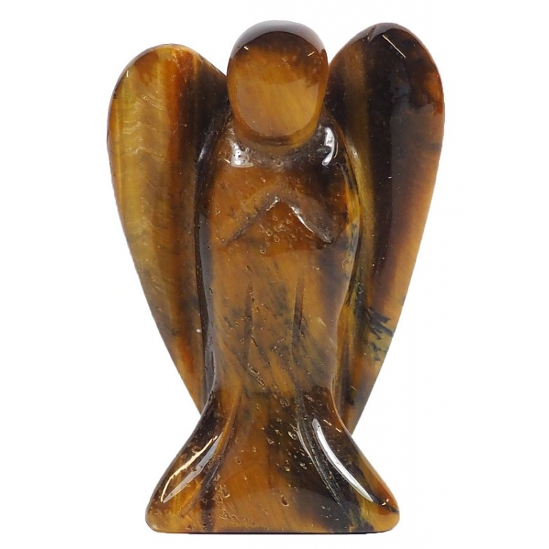 Tiger eye gemstone angel 35mm