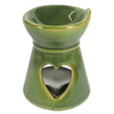 Aromabrenner grün mit herz
