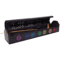 Porte-encens avec 7 symboles Chakra (noir)