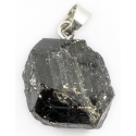 Tourmaline black rough pendant