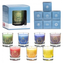 Set 7 Archangels candles with chakras
