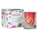 Bougie votive parfumée 1er chakra en coffret cadeau