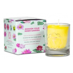 Votive scented candle 3rd chakra in glass 2