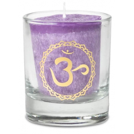 Votive scented candle 7th chakra in gift box