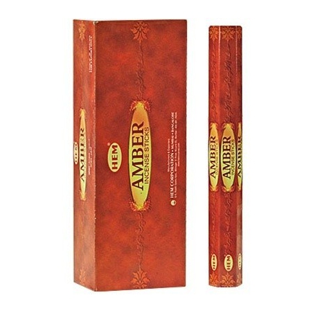 6 packs of Amber incense (him)
