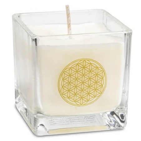 Flower of Life Scented candle ecological