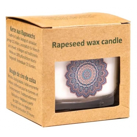 Mandala Scented candle ecological