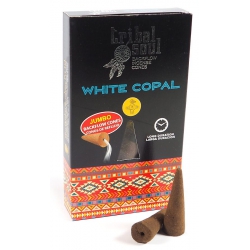 Tribal Soul Copal blanc cônes d'encens flux de retour