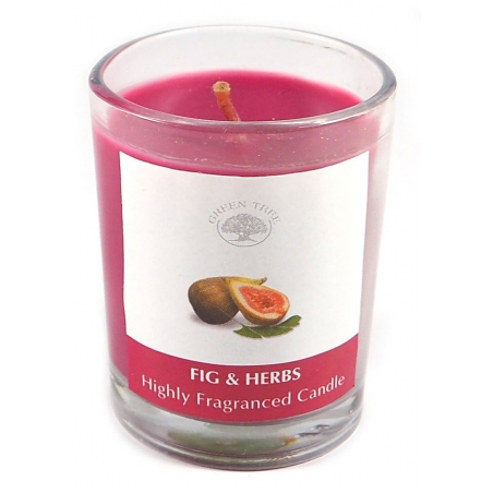 Fig & Herbs Votive Scented Candle