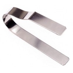 Charcoal tongs stainless steel (90mm)
