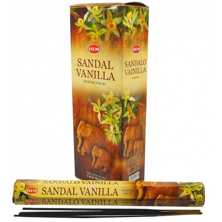 6 paquets Encens de sandale vanille (HEM)